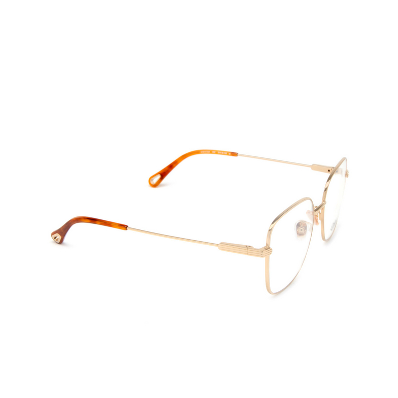 Chloé CH0141OA rectangle Eyeglasses 002 gold - 2/5