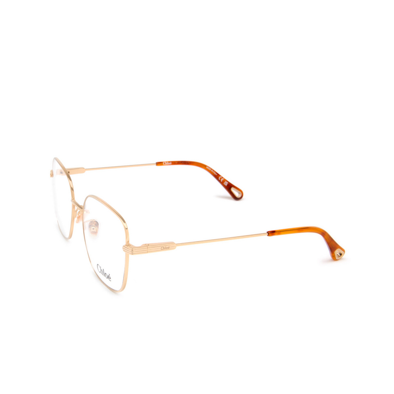 Chloé CH0141OA rectangle Eyeglasses 002 gold - 4/5
