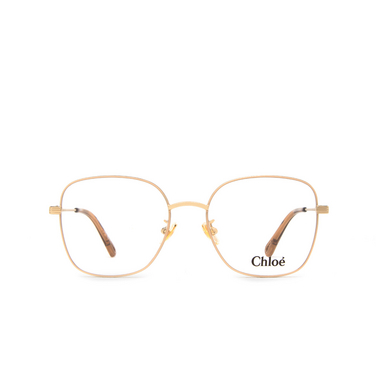 Chloé CH0141OA rectangle Eyeglasses 004 gold - front view