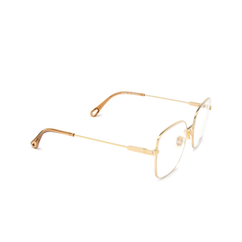 Chloé CH0141OA rectangle Eyeglasses 004 gold - 2/5