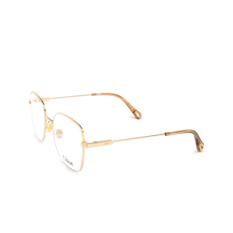 Chloé CH0141OA rectangle Eyeglasses 004 gold - 4/5