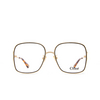 Chloé CH0147O rectangle Eyeglasses 001 gold - product thumbnail 1/5