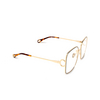 Chloé CH0147O rectangle Eyeglasses 001 gold - product thumbnail 2/5
