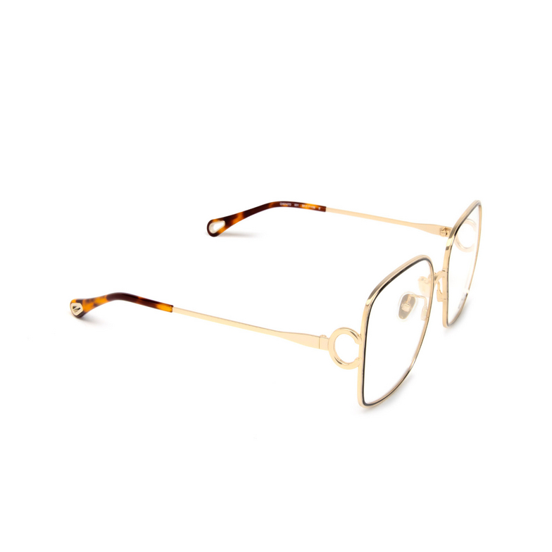 Chloé CH0147O rectangle Eyeglasses 001 gold - 2/5