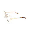Chloé CH0147O rectangle Eyeglasses 001 gold - product thumbnail 4/5