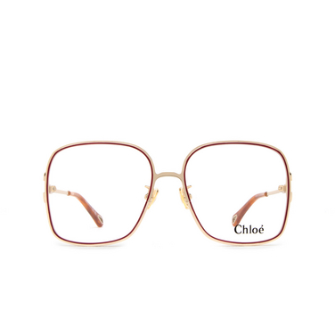 Chloé CH0147O rectangle Eyeglasses 004 gold - front view
