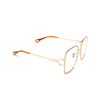 Chloé CH0147O rectangle Eyeglasses 004 gold - product thumbnail 2/5