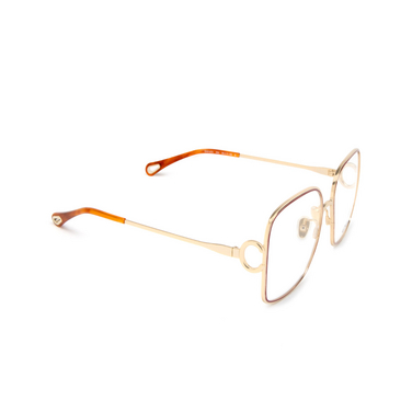 Chloé CH0147O Korrektionsbrillen 004 gold - Dreiviertelansicht