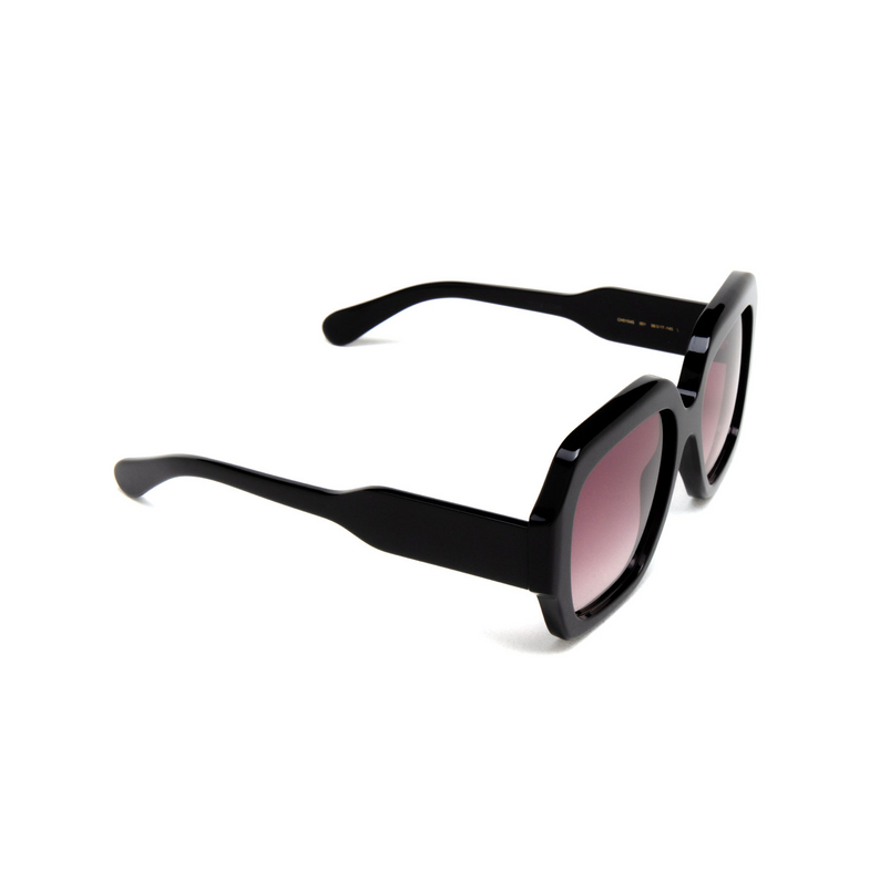 Chloé Gayia square Sunglasses 001 black - 2/7