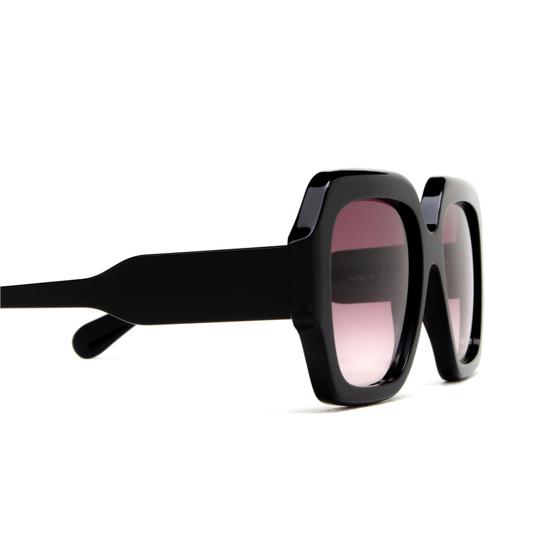 Chloé Gayia square Sunglasses 001 black - 3/7