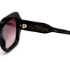Chloé Gayia square Sunglasses 001 black - product thumbnail 5/7