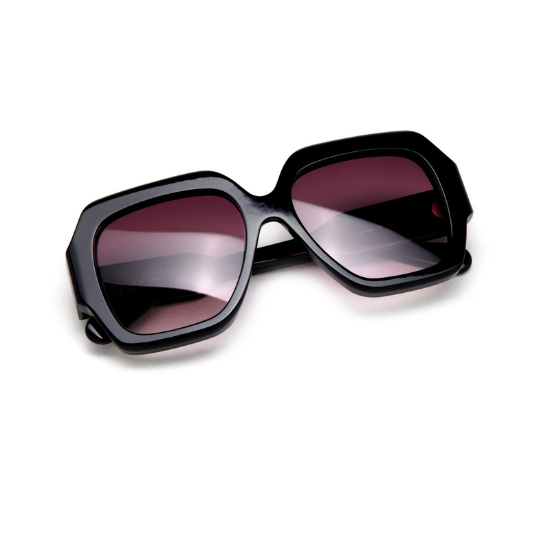 Chloé Gayia square Sunglasses 001 black - 6/7