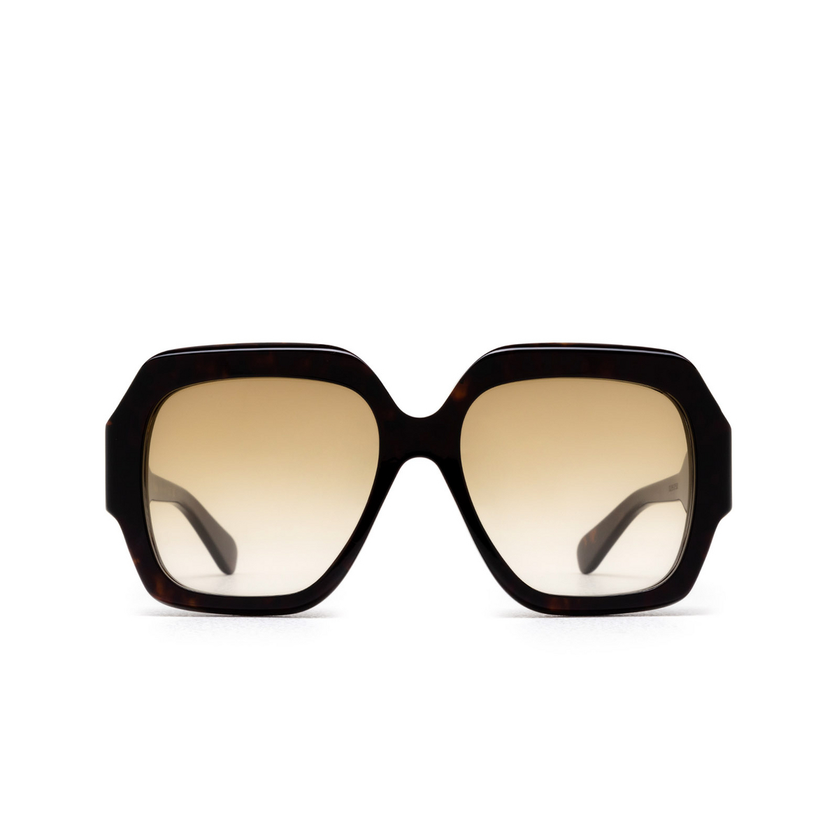 Chloé Gayia square Sunglasses 002 Beige - front view