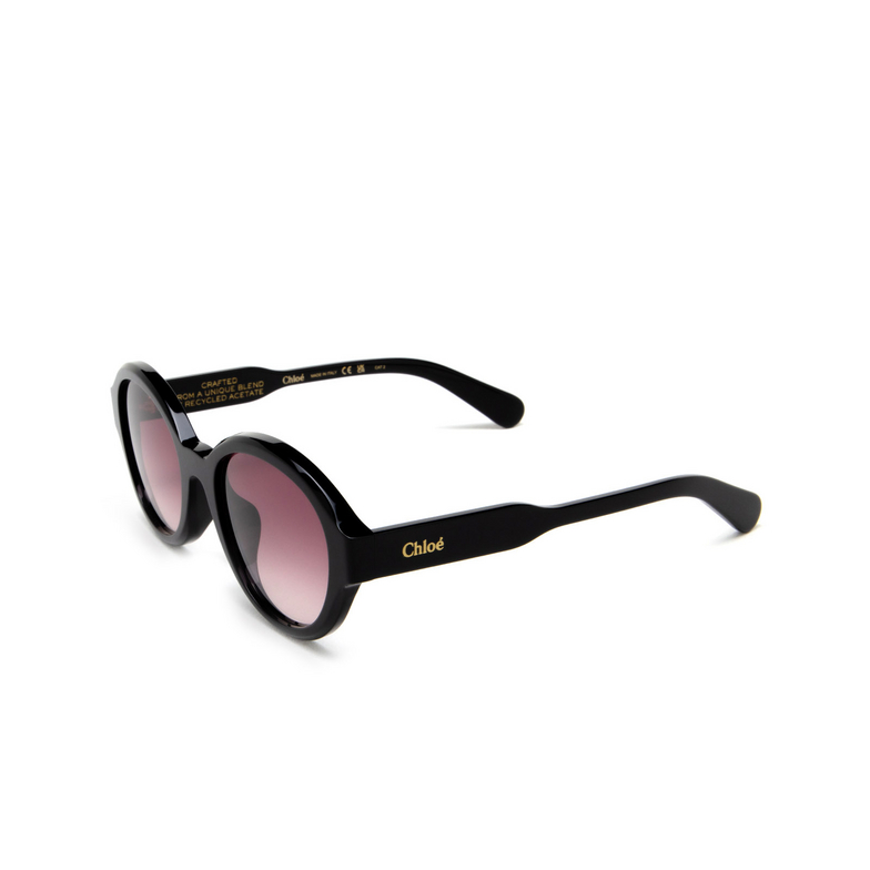 Chloé CH0156SK round Sunglasses 001 black - 4/5