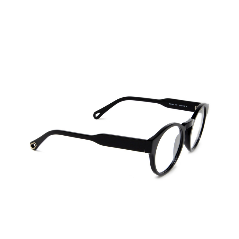 Chloé CH0159O round Eyeglasses 001 black - 2/4