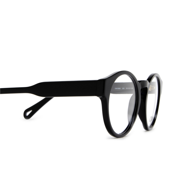Chloé CH0159O round Eyeglasses 001 black - 3/4