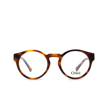 Chloé CH0159O round Eyeglasses 002 havana - front view