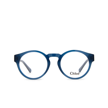 Chloé CH0159O round Eyeglasses 004 blue - front view