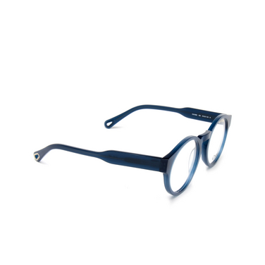 Chloé CH0159O Korrektionsbrillen 004 blue - Dreiviertelansicht