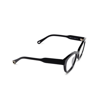 Chloé CH0162O Korrektionsbrillen 001 black - Dreiviertelansicht