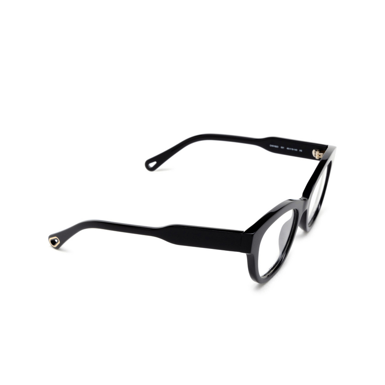Chloé CH0162O square Eyeglasses 001 black - 2/4