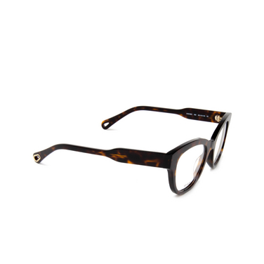 Chloé CH0162O Korrektionsbrillen 002 havana - Dreiviertelansicht