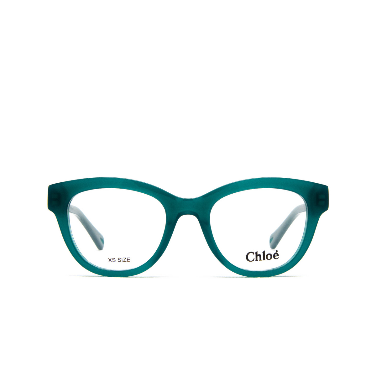 Occhiali da vista Chloé CH0162O quadrati 004 Green - frontale