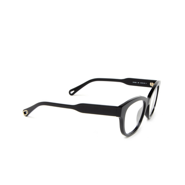 Chloé CH0162O square Eyeglasses 005 black - three-quarters view