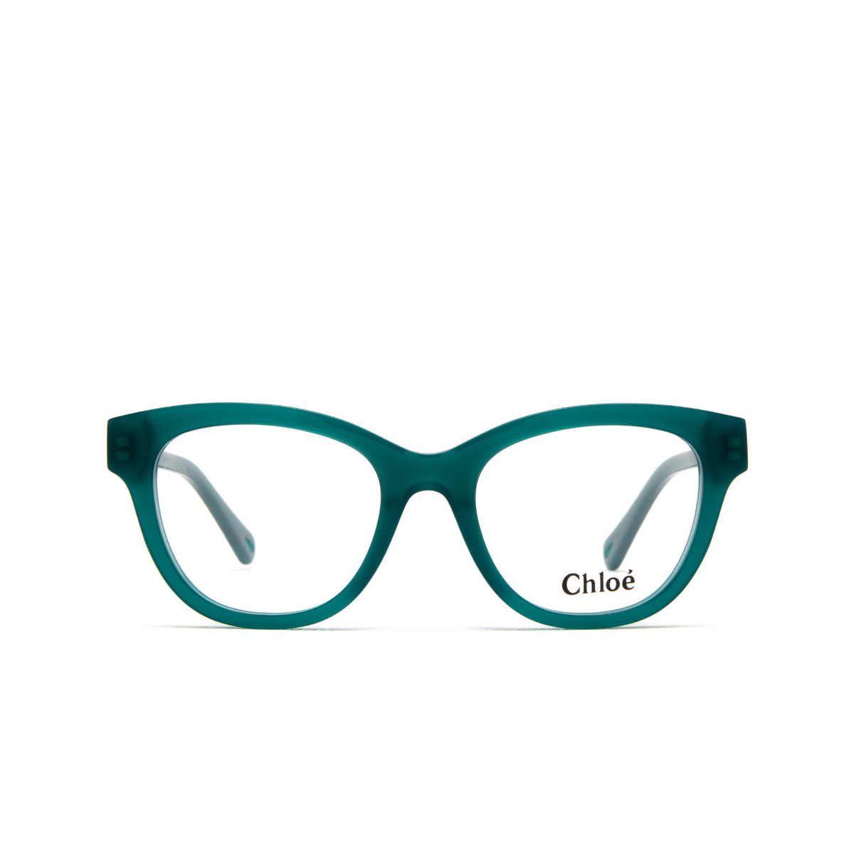 Chloé CH0162O round Eyeglasses 008 Green - front view
