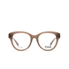 Chloé CH0163O cateye Eyeglasses 004 taupe - product thumbnail 1/4