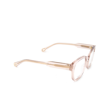 Chloé CH0163O cateye Eyeglasses 009 transparent - three-quarters view