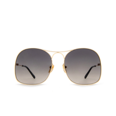 Lunettes de soleil Chloé Elys 001 gold - Vue de face