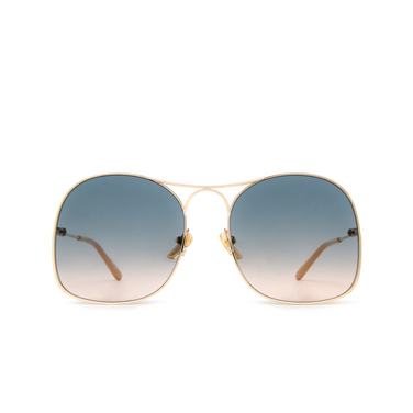 Lunettes de soleil Chloé Elys 002 gold - Vue de face