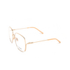 Chloé CH0165O butterfly Eyeglasses 002 gold - product thumbnail 4/5