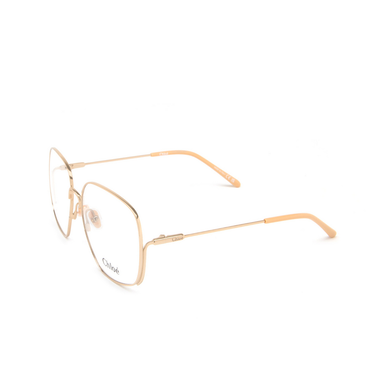 Chloé CH0165O butterfly Eyeglasses 002 gold - 4/5