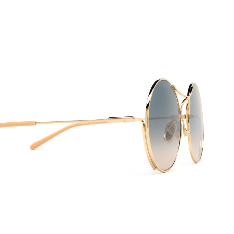 Chloé CH0166S round Sunglasses 002 gold - 3/5