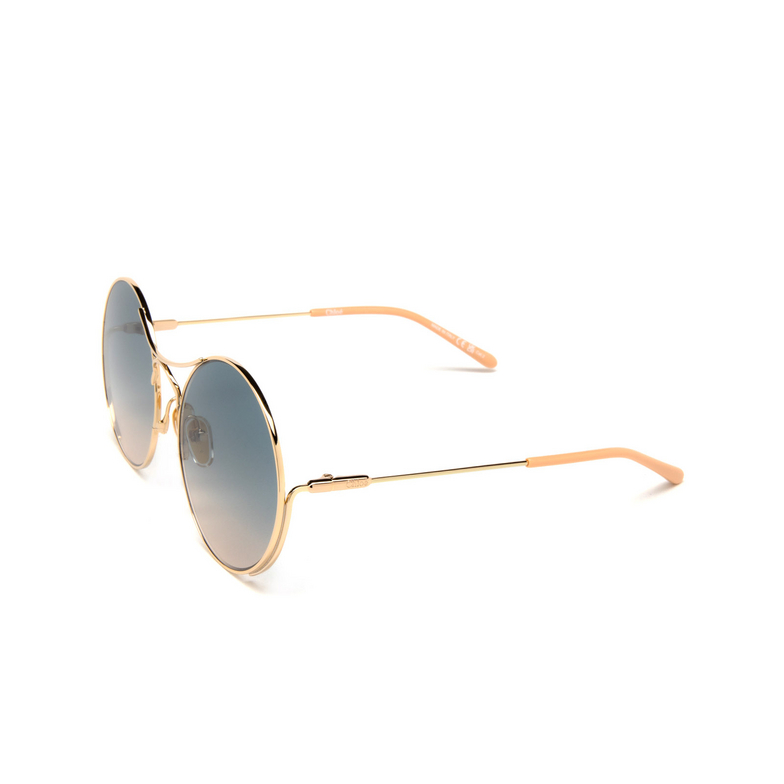 Chloé CH0166S round Sunglasses 002 gold - 4/5