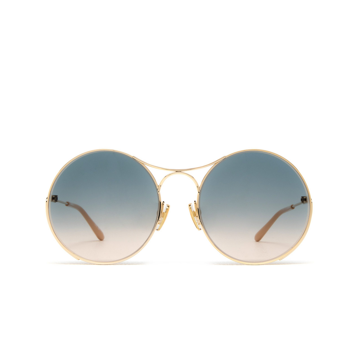 Chloé CH0166S round Sunglasses 002 Gold - front view