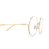 Chloé CH0167O round Eyeglasses 002 gold - product thumbnail 3/4