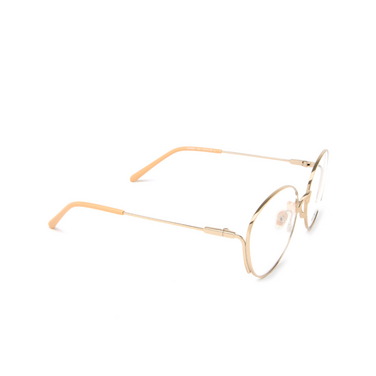 Chloé CH0168O cateye Eyeglasses 002 gold - three-quarters view