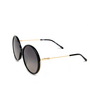 Chloé CH0171S round Sunglasses 001 black - product thumbnail 4/5