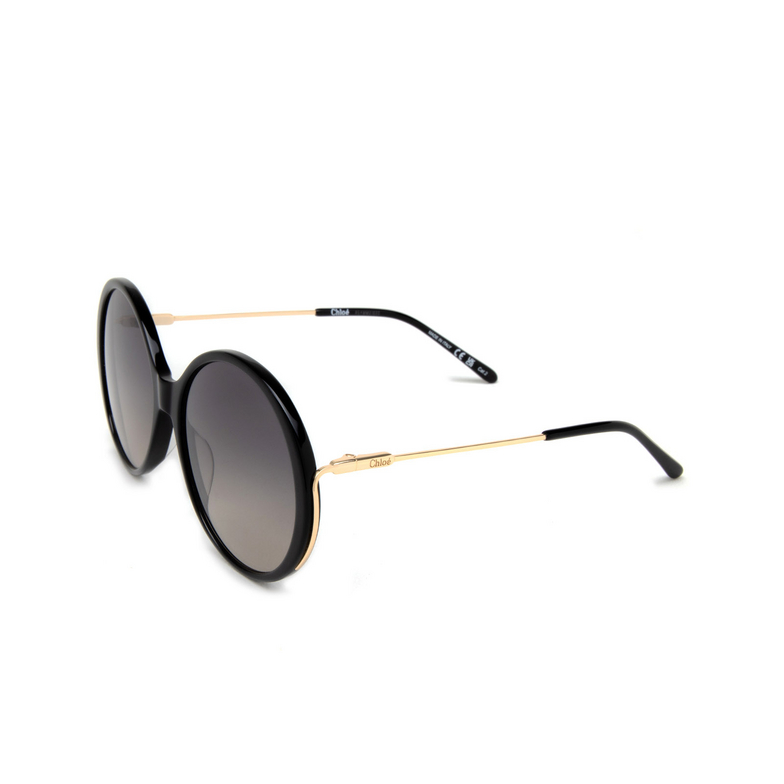 Chloé CH0171S round Sunglasses 001 black - 4/5