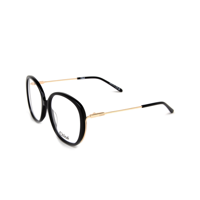 Chloé CH0172O round Eyeglasses 001 black - 4/5