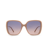 Chloé CH0173S butterfly Sunglasses 003 nude - product thumbnail 1/4
