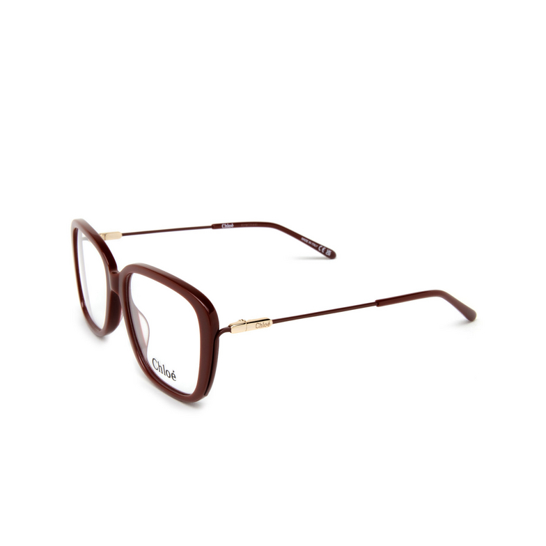 Chloé CH0174O rectangle Eyeglasses 008 brown - 4/5