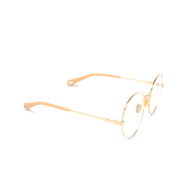 Chloé CH0179O Korrektionsbrillen 002 gold - Dreiviertelansicht