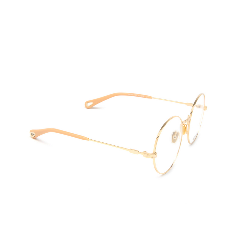 Chloé CH0179O round Eyeglasses 002 gold - 2/5