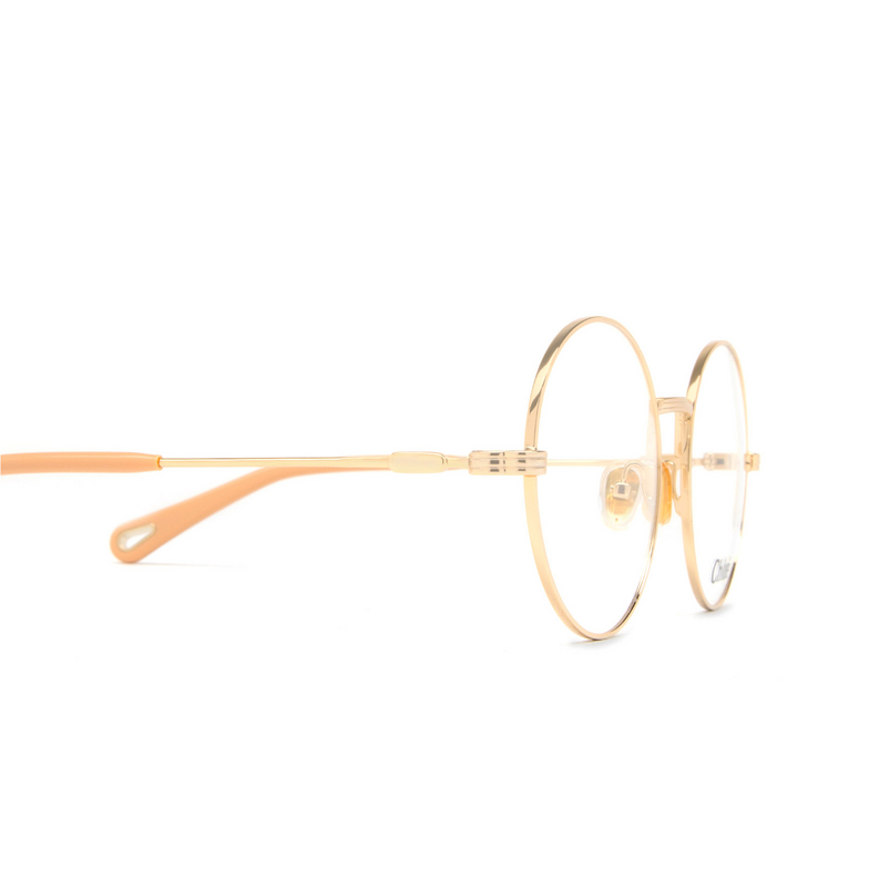 Chloé CH0179O round Eyeglasses 002 gold - 3/5