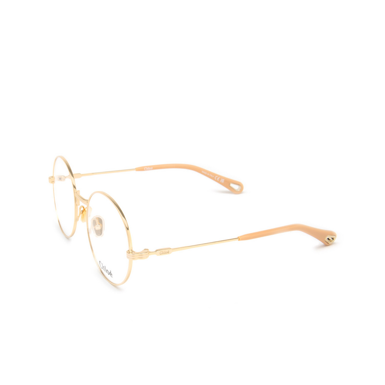 Chloé CH0179O round Eyeglasses 002 gold - 4/5