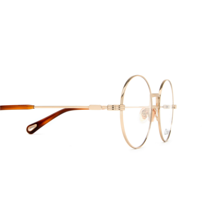 Chloé CH0179O round Eyeglasses 003 gold - 3/5